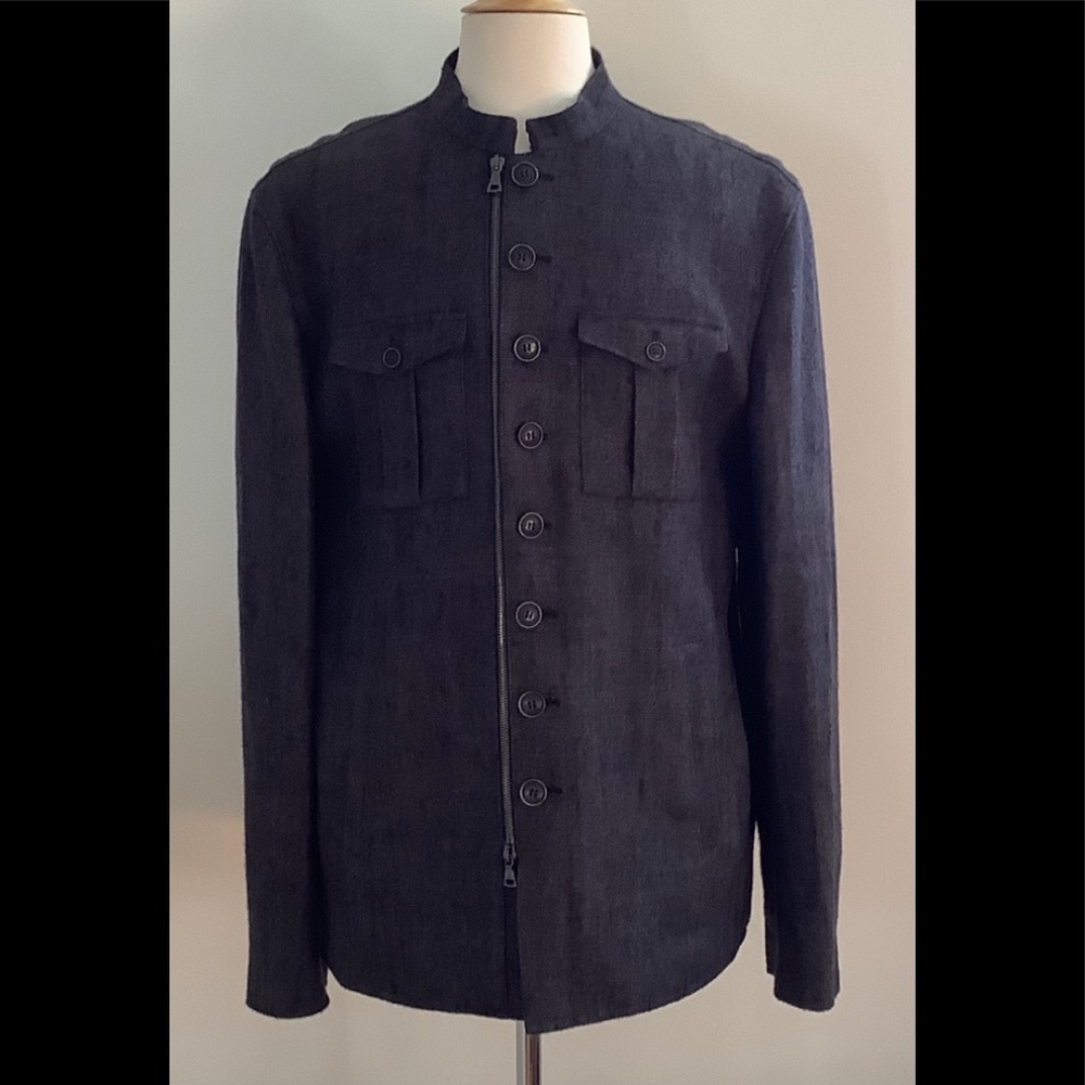 John Varvatos Wool Military Jacket